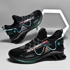 Мужская повседневная спортивная обувь, модная удобная одежда, Высококачественная Новая мужская обувь со светоотражающими шнурками для баскетбола