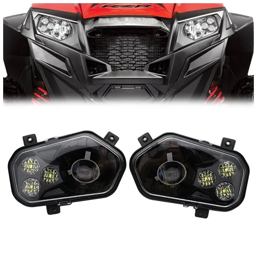 

Аксессуары для квадроциклов для Polaris ATV, светодиодная фара слева и справа для Polaris RZR 2012-2013, боковые X Sides Sportsman RZR 800 900 570