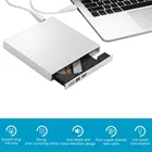 Тонкий внешний DVD-привод, оптический привод, USB 2,0, CD-плеер, портативный DVD-плеер, ридер, записывающее устройство, портативный привод для ноутбука, Windows, ПК