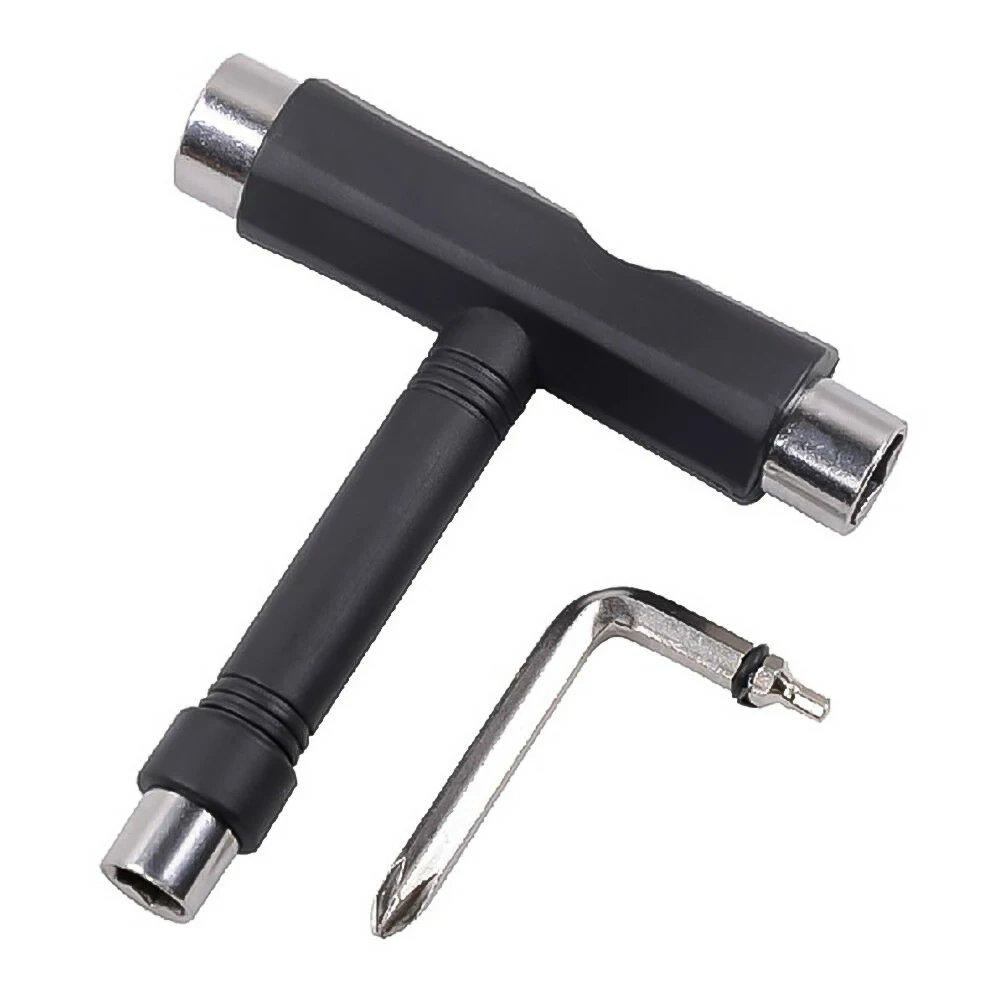 

Professional All-in-one T-type Skate Tool Screwdriver Socket Multi-functional Skateboard Adjusting T-tool NEW
