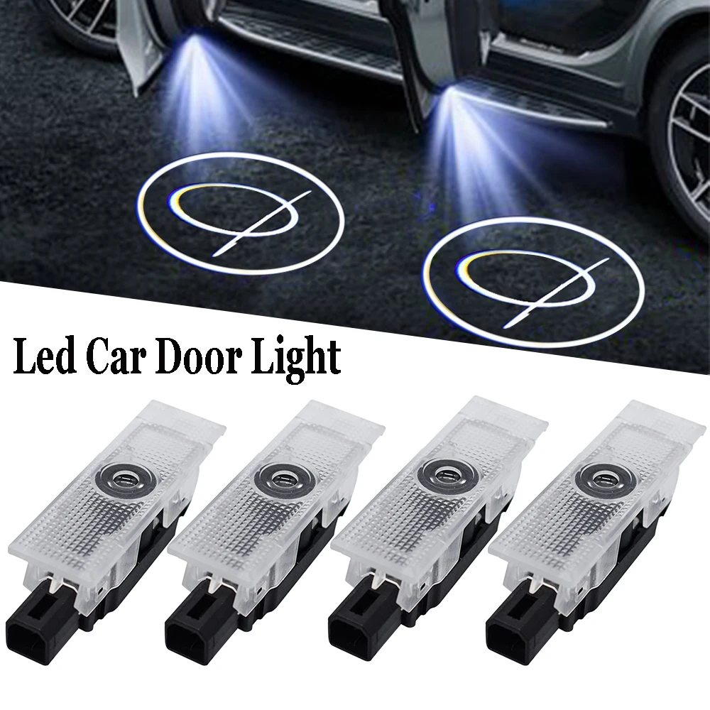 

For Maserati Quattroporte GranTurismo GranCabrio Levante Car Door Light Logo Projector Laser Ghost Shadow Lamp LED Courtesy Lamp