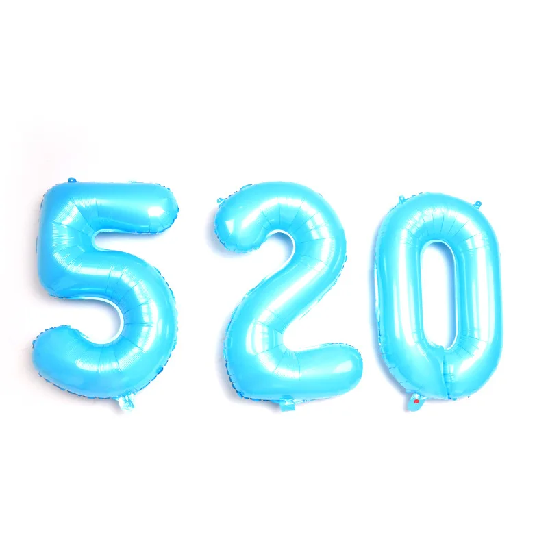 

32-inch digital aluminum film balloon baby full moon 100th birthday decoration proposal supplies holiday decoration