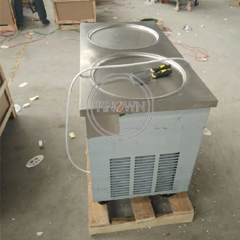 Коммерческая машина для приготовления жареного мороженого в тайском стиле