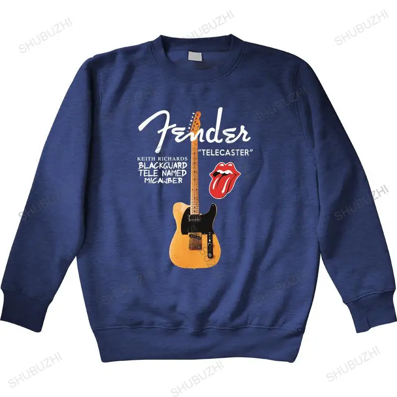 Хлопковая толстовка мужская с капюшоном Keith Richards Guitar Black Guard Tele Micawber мужские