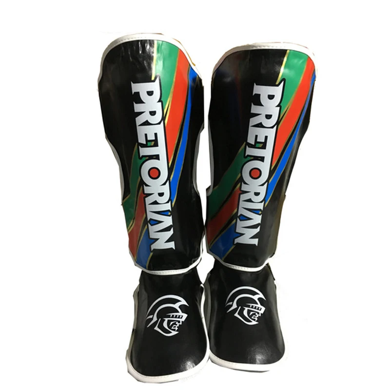 

New Style PRETORIAN Thick Boxing Shin Guards MMA Full Protection Muay Thai Kick Leg Warmers Shin Pads Taekwondo Ankle Guard