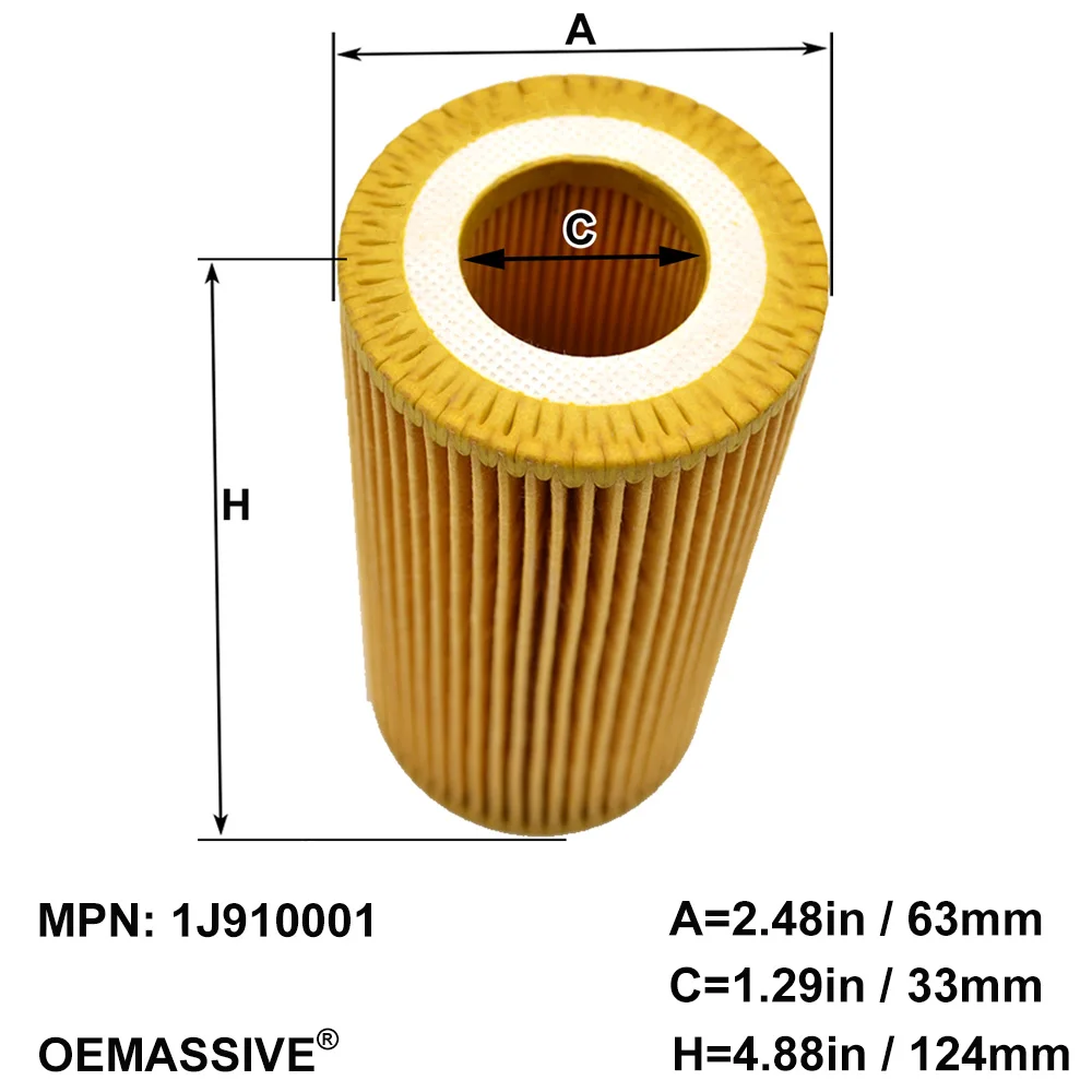 Масляный фильтр для двигателя VW Jetta MK3 MK4 2008 2009 2010 2011 2012 2013 2014 2016 2017 2018 FSI TFSI 2 0 5 куб.
