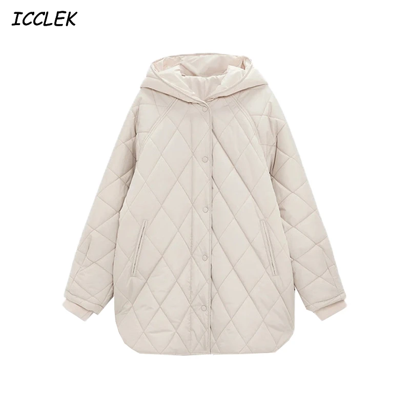 Za для женщин больших размеров куртки парки пальто толстовки с капюшоном