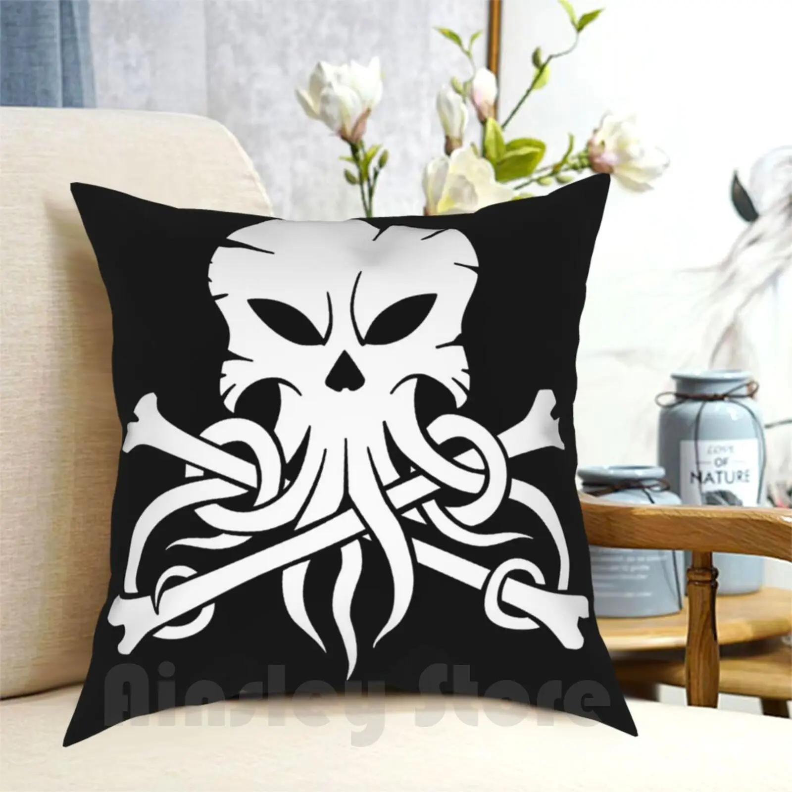 

Alestorm декоративная подушка для кальмара, домашняя мягкая декоративная подушка с рисунком, альестромная фольклорная сила, Пиратская металлическая музыка, Череп, логотип, кальмар