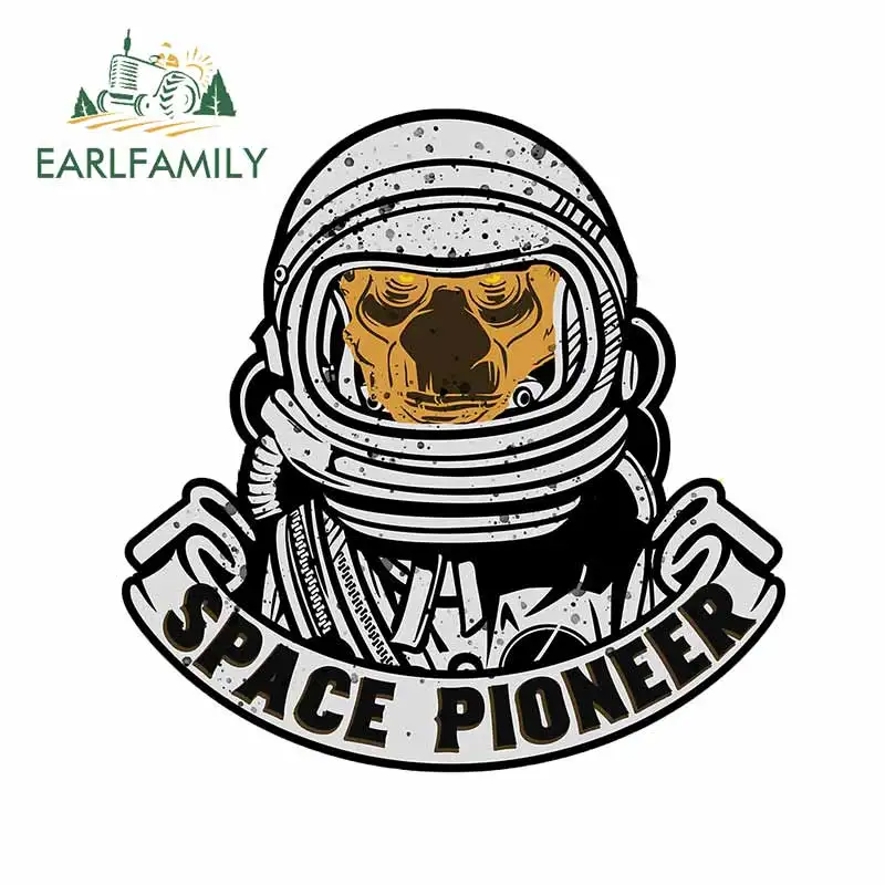 

EARLFAMILY 13 см x 12,8 см для обезьяны астронавта, модная наклейка, водонепроницаемая наклейка, подходит для фургона RV