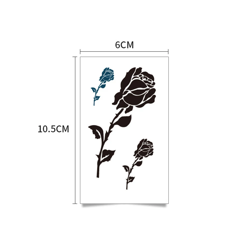 30/60 шт. перо слова черного цвета с надписью и принтом в временная татуировка для