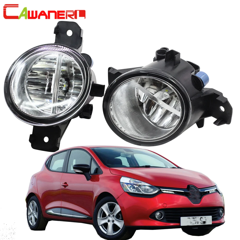 Cawanerl для Renault Clio 1998 2015 Автомобильный светодиодный светильник 4000LM правый + левый
