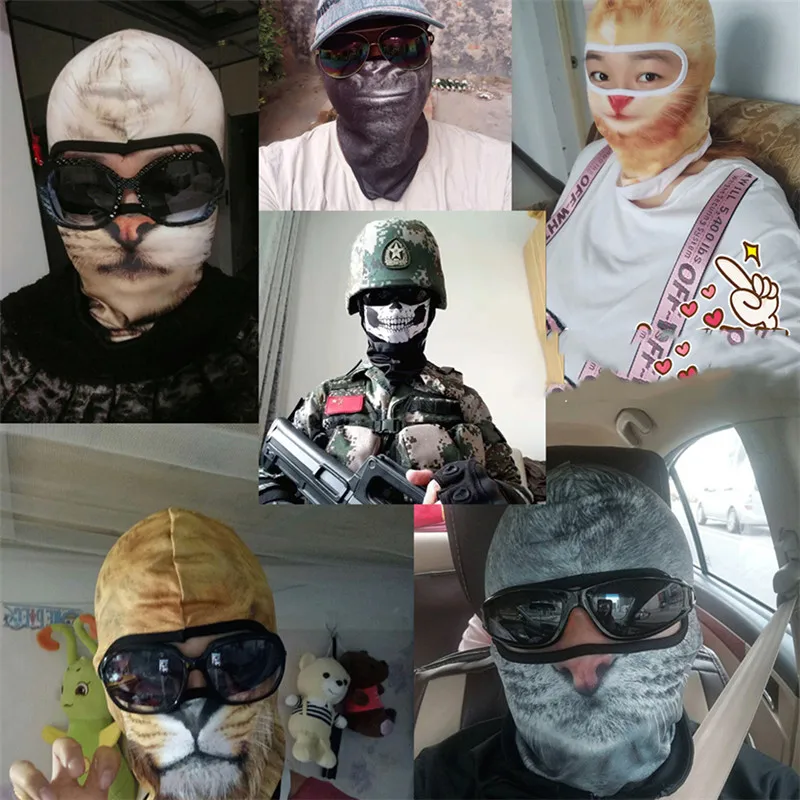 Мотоциклетная маска для лица Балаклава Мужская быстросохнущая летняя