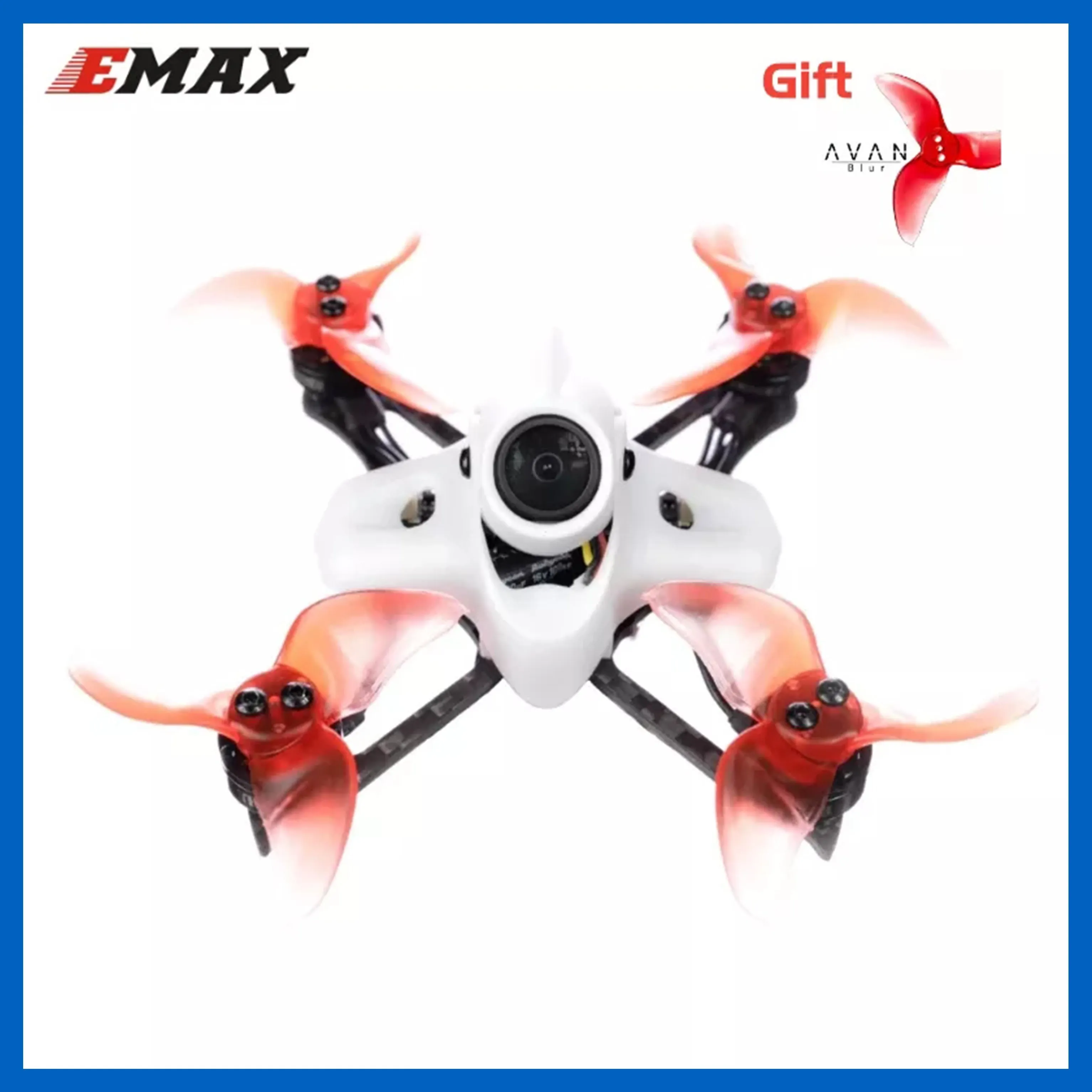 

Дрон Emax Tinyhawk II Race BNF FPV F4 5A 7500KV RunCam Nano2 700TVL 37CH 25/100/200mW VTX 2S