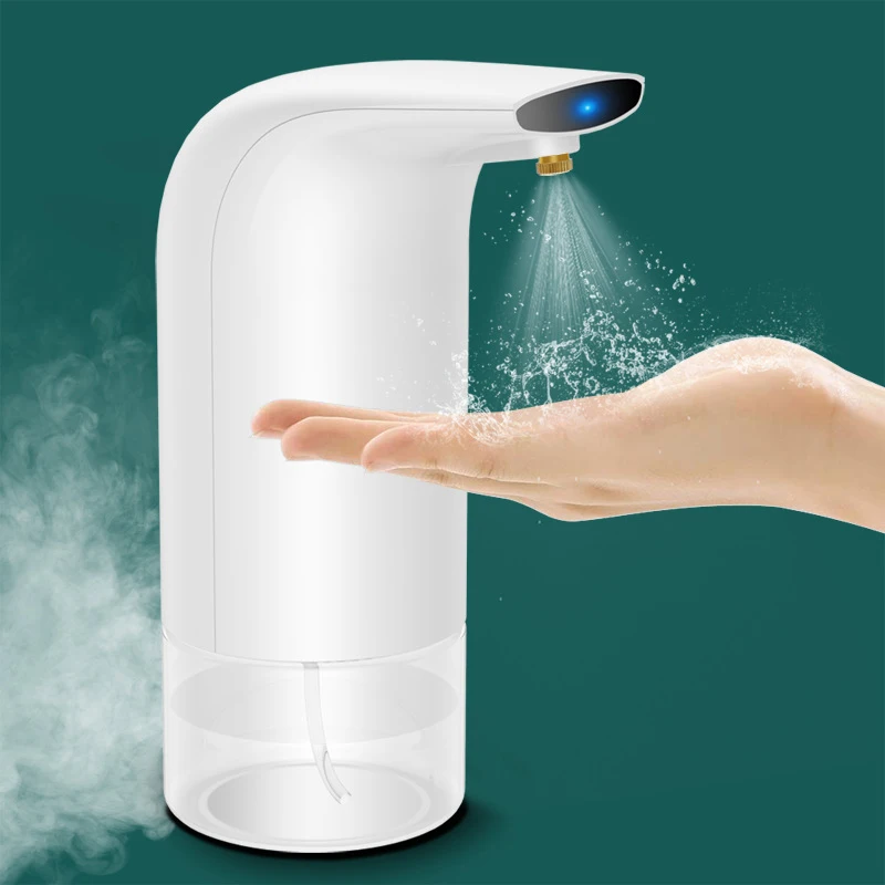 

300ML Automatic Soap Dispenser Touchless Infrared Hand Cleanner Induction Sterilizer Auto Sanitizer Sprayer Batteries