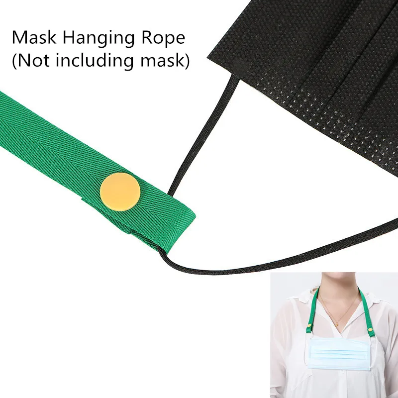 Полиэфирные волокна маска для лица подвесная веревка ремешок держатель детей