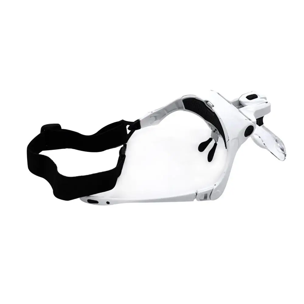 Увеличительное стекло с 5 линзами для наращивания ресниц регулируемая Лупа