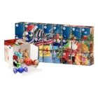 Рождественская коробка с календарём и обратным отсчетом на 24 дня, Подарочная коробка с сокровищами, Рождественская Подарочная коробка с обратным отсчетом, пустая подарочная коробка