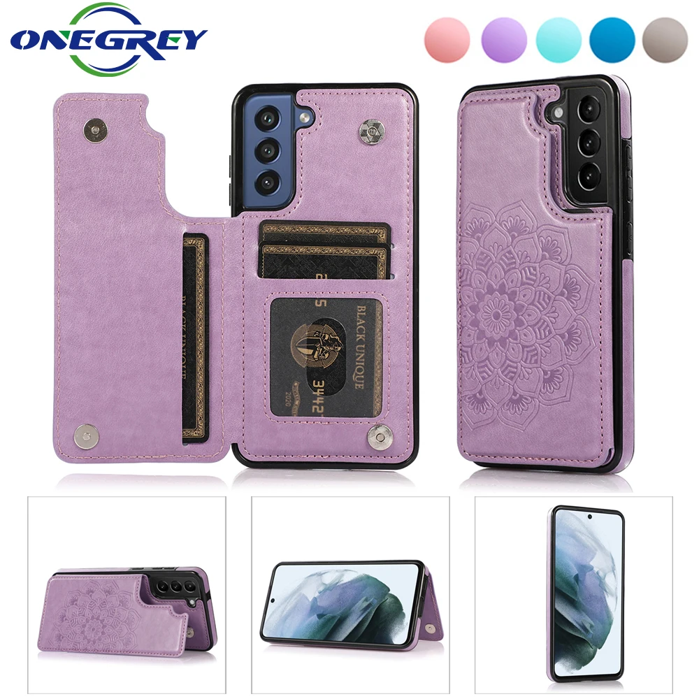 

Lady Leather S21 Phone Bags Case For Samsung Galaxy S20 FE Ultra S10 S9 S8 Note 20 10 9 8 Plus Wallet Magnetic Card Slots Cover