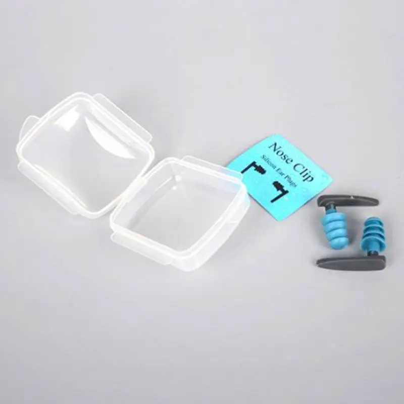 Плавательные зажимы из мягкого силикона беруши удобные водонепроницаемые