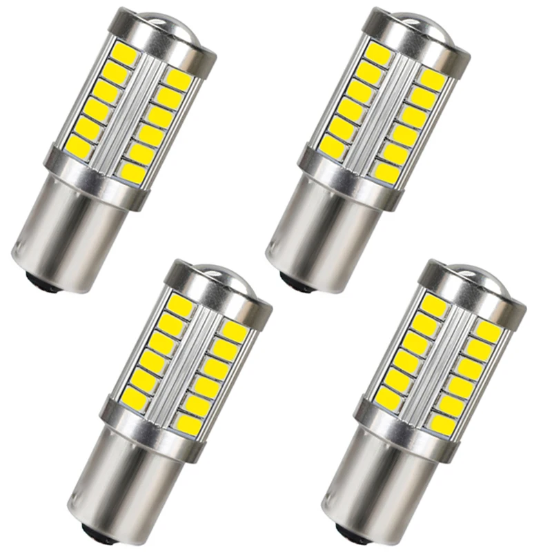 4 шт. 1156 1157 P21W BA15S 33SMD 5630 5730 светодиодный Автомобильная резервная светильник