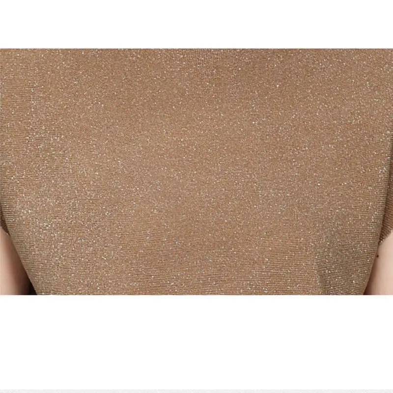 

Shiny Lurex Summer knitted Pullover Women Sweater Shirt Female All-match Batwing Sleeve Tops Pullover Jumper Korean style