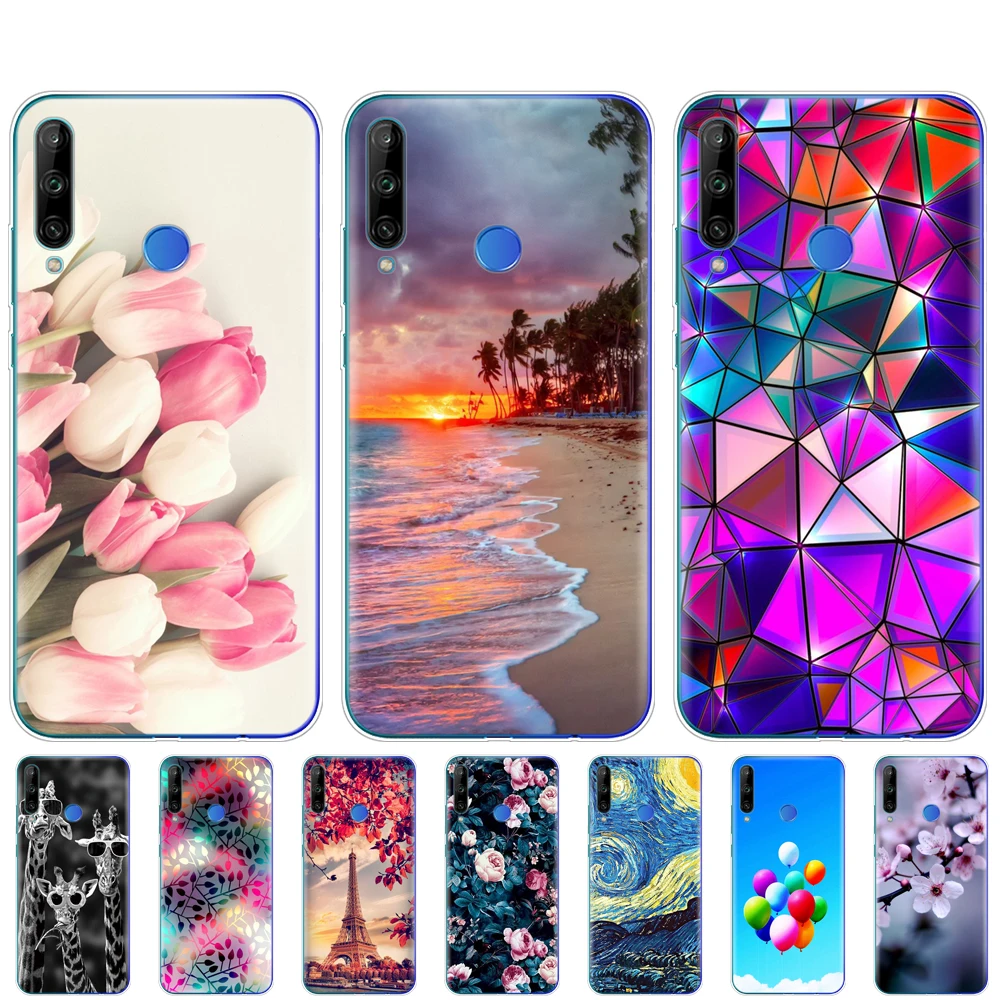 Силиконовый чехол для HONOR 9C 6 39 дюйма мягкий телефона из ТПУ на Huawei Honor 9 C задняя