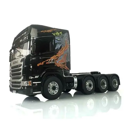 

Remote Control 1/14 Electric Truck LESU Metal 8*8 Chassis Painted Scania R730 Hercules Cab for RC Tractor Trailer THZH0932-SMT3