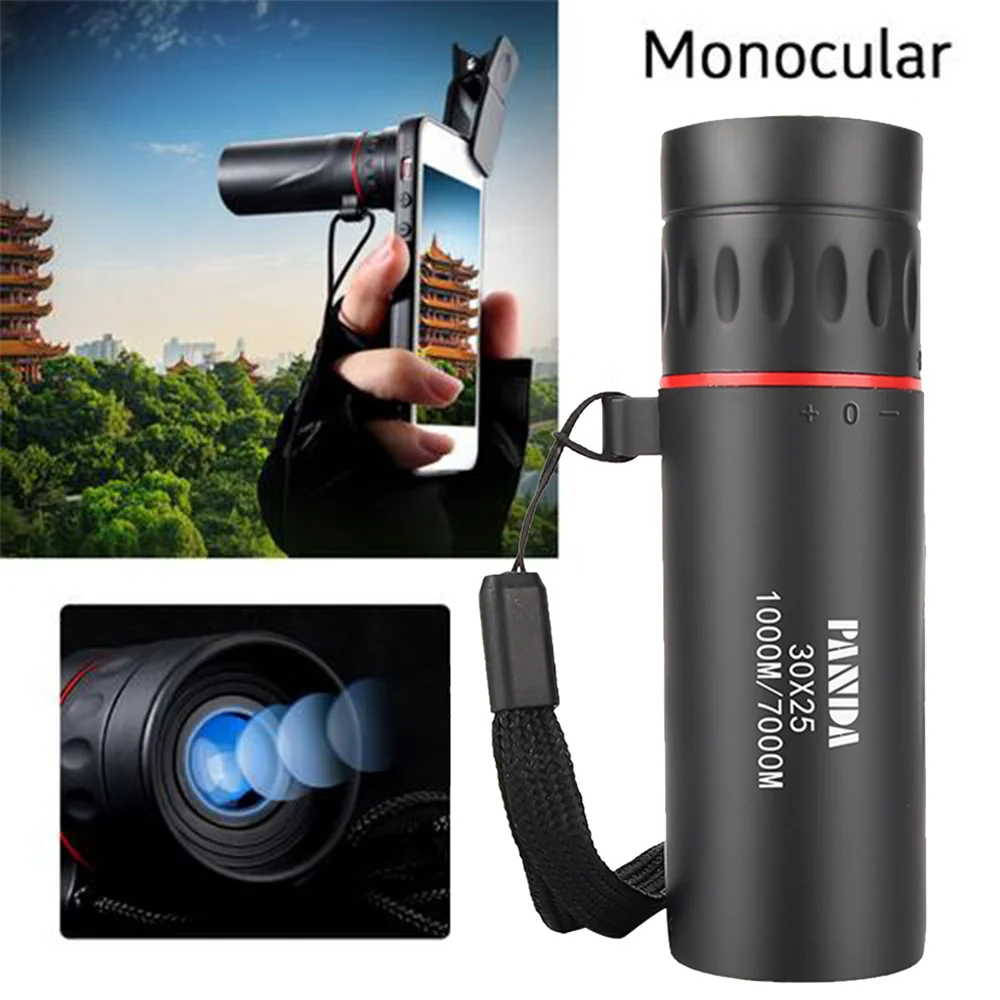 

Portable 30*25 High Over Binoculars Telescope 10X Scope Monocular Plastic Binoculars Outdoor Black Outdoor Sports Telescope