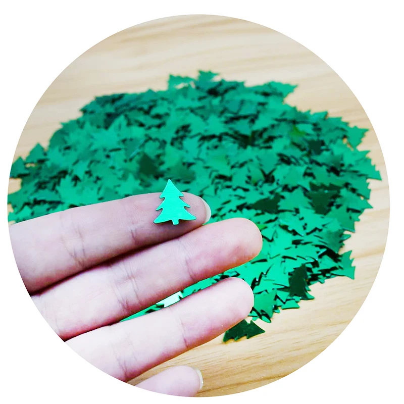 Блестки для новогодней елки 30 г конфетти в форме снежинок фольга украшения дома