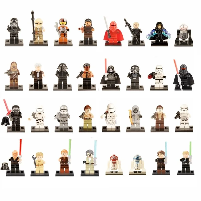 12 шт. Stormtroopers Clonetroopers Snowtroopers Deathtroopers строительные блоки совместимые с Legoinglys Star Wars |