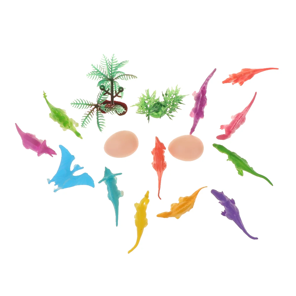 12 шт./компл. Детские творческие игрушки динозавра пластиковые фигурки Обучающие