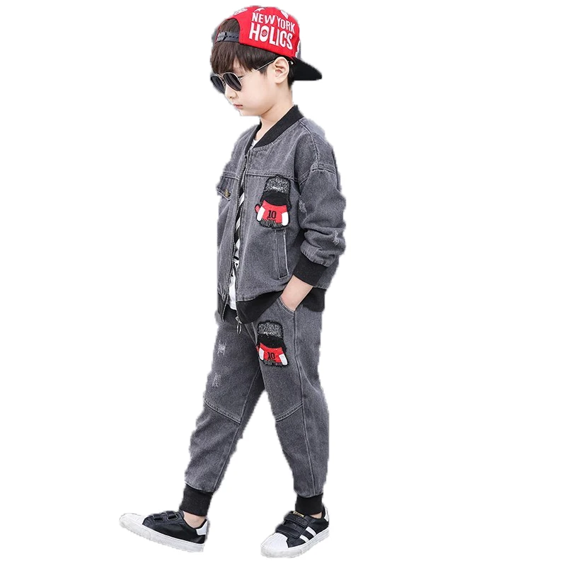 Весенне-осенние платья в ковбойском стиле комплекты для мальчиков Новый 2021