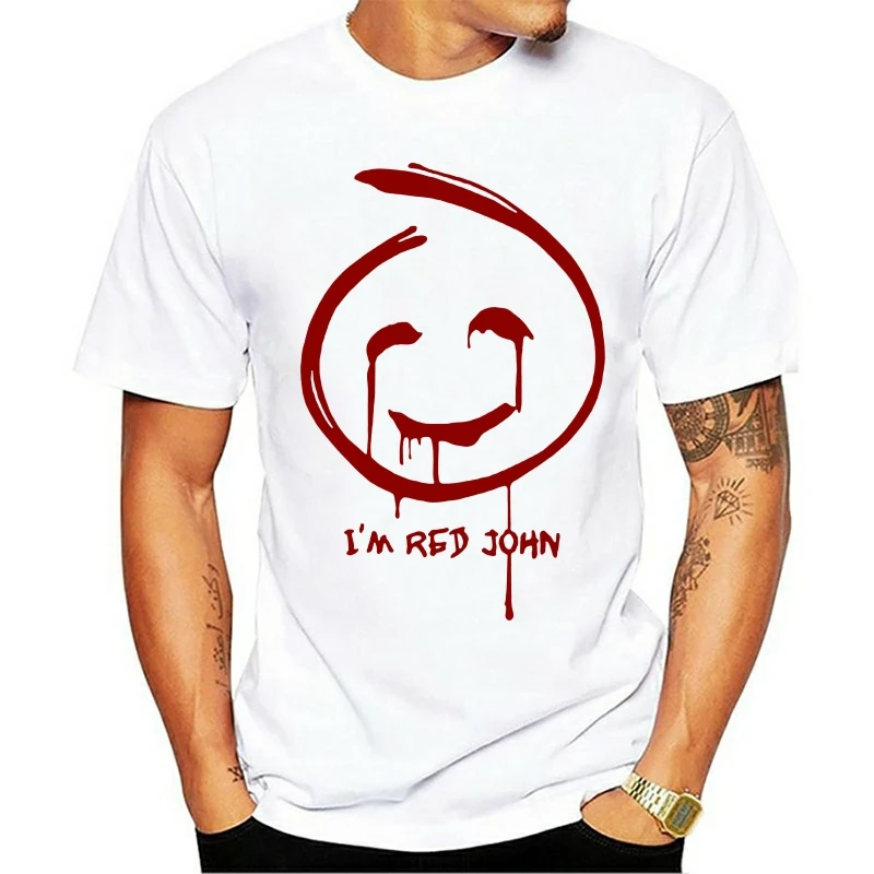 

I'm Red John T-shirt The Mentalist Cult Tv Serial Killer Zombie Horror Slogan T Shirts Men Casual