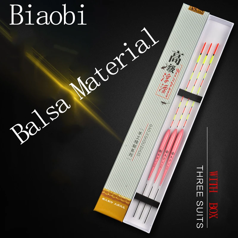 3 шт. поплавок для рыбалки высокой чувствительности с отмеченным толстым хвостом