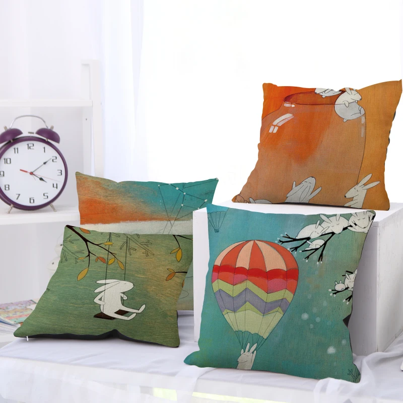 Наволочка для подушки с изображением собаки Мультяшные животные | Дом и сад