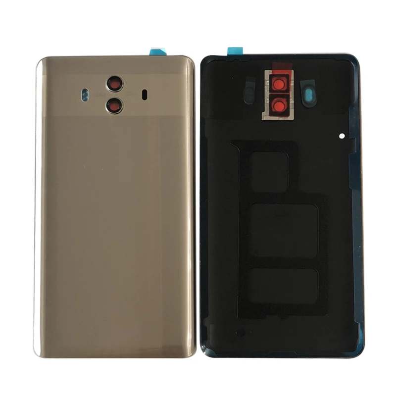 M& Sen для 5," huawei mate 10 ALP-L09 ALP-L29 стеклянная задняя крышка для батареи Корпус+ рамка для камеры+ стеклянный объектив+ вспышка+ наклейка 3M