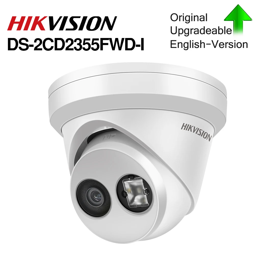 Hikvision оригинальная фотокамера с револьверным замком сетевая камера встроенным