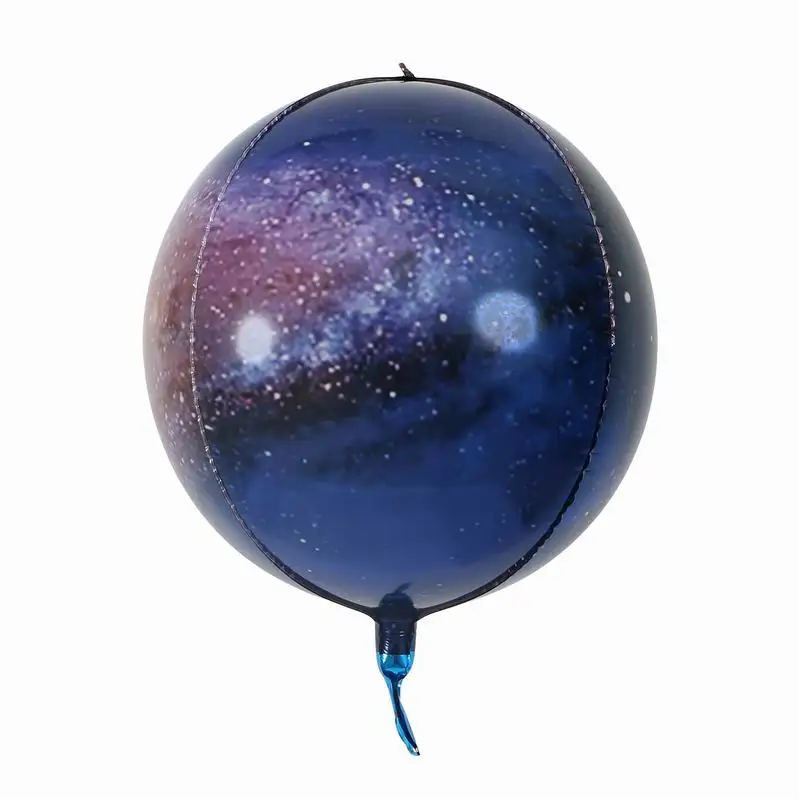22 inch 4D Round Space Earth Dawn Starry Sky Aluminum Foil Balloon Wedding Decoration Birthday Party Helium Ballon Supplies