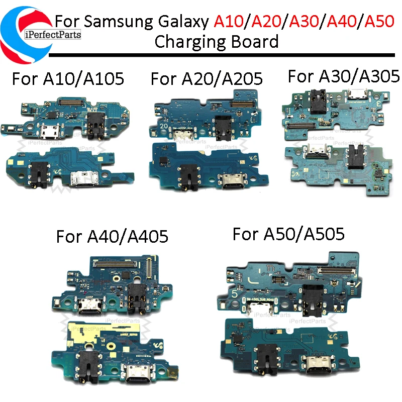 Зарядная плата для Samsung Galaxy A10 A105 A20 A205 A30 A305 A40 A405 A50 A505 подсветкой подошвы