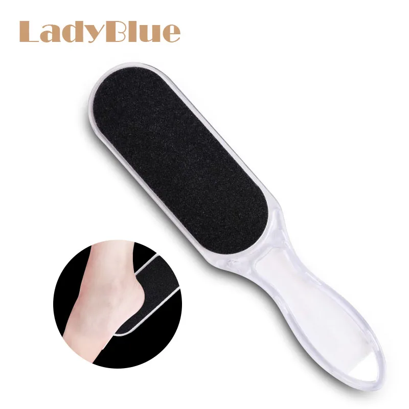 Двухсторонний дизайн Рашпиль для ног из наждачной бумаги удаления огрубевшей