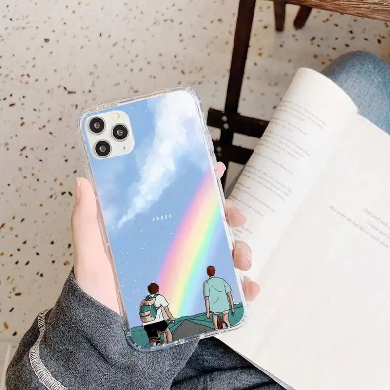 

Movie call me by your name Phone Case Transparent soft For iphone 5 5s 5c se 6 6s 7 8 11 12 plus mini x xs xr pro max