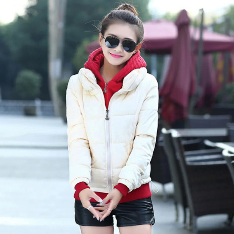 Стеганая куртка зимние парки для женщин Теплая стеганая женские хлопковые