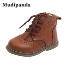 Детские зимние кожаные ботинки, детская повседневная обувь, детские короткие ботинки для малышей, модные ботинки мартинсы для малышей