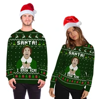 cgc women christmas hoodies 2021 casual printed o neck oversize hoodies female pullover christmas clothing long sleeve tops