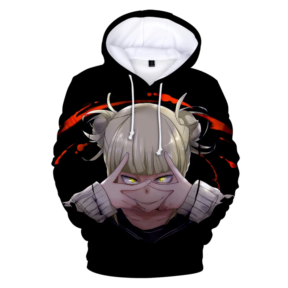 

European and American Fashion Women's Hoodie 3D Printing My Hero Academia Women's Fashion Sweatshirt Women's Casual Pullover