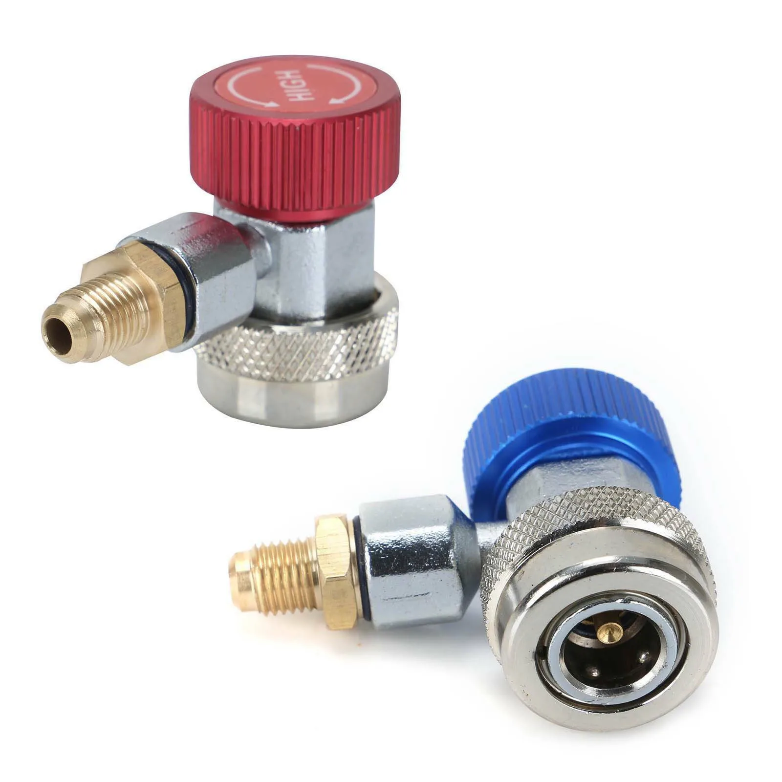 Переходники для быстрого соединения R134A 2 комплекта | Автомобили и мотоциклы