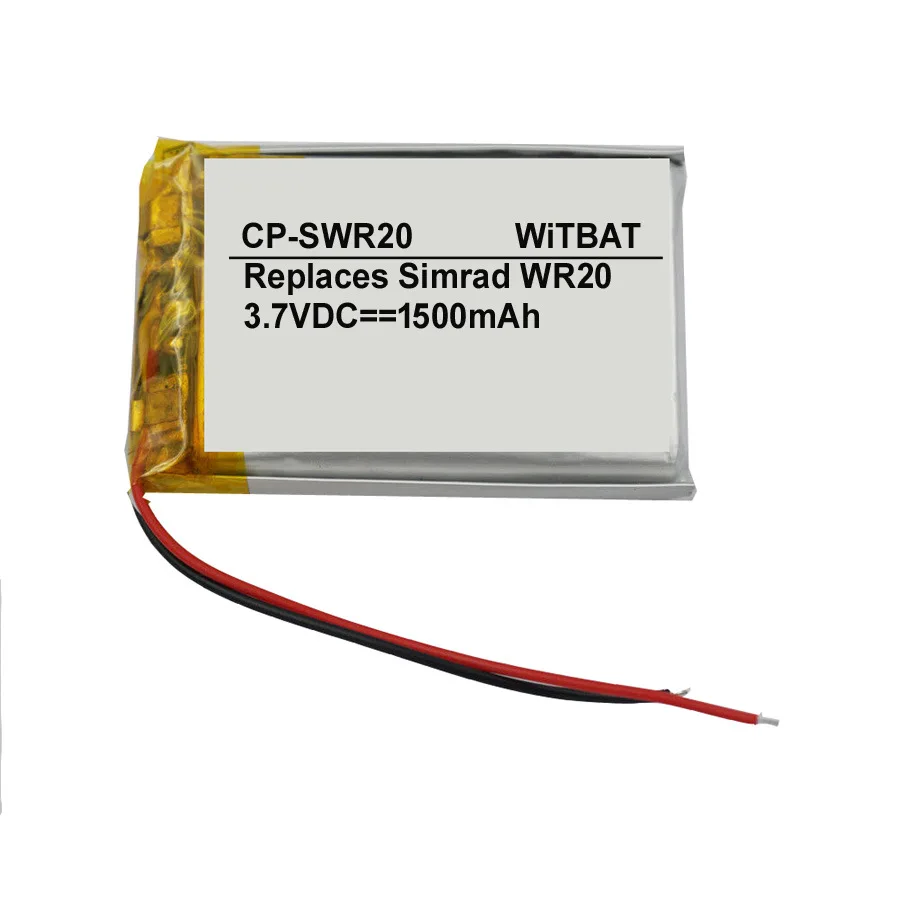 

ZHUJI 120mAh Battery for Simrad WR20 remote control