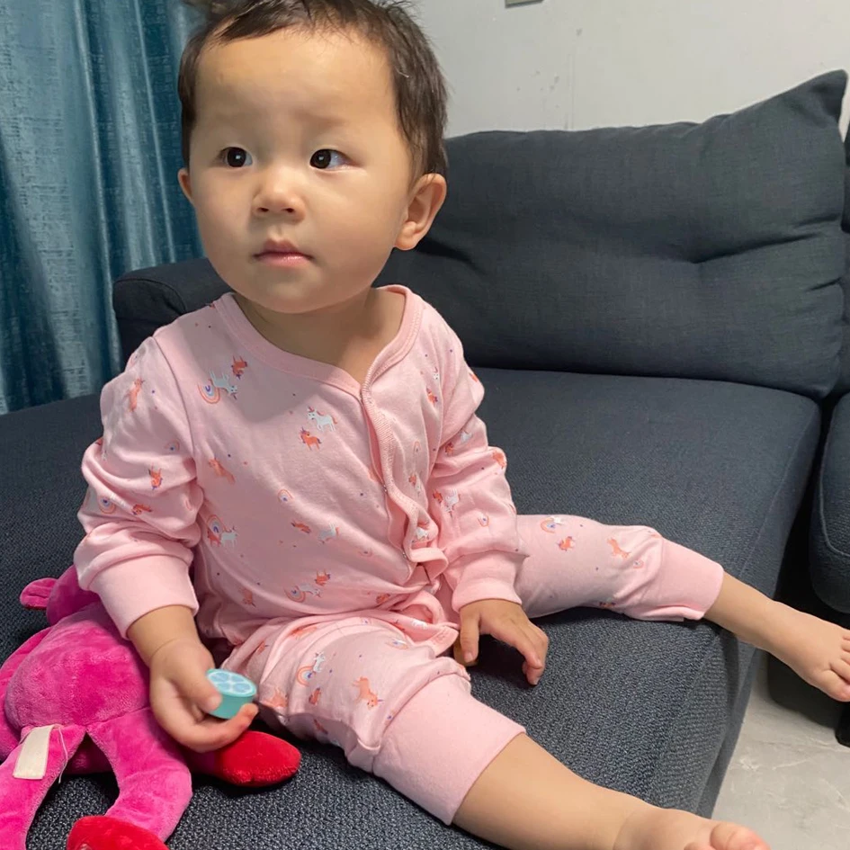 Одежда для маленьких девочек комбинезон новорожденных 3 6 9 12 18 24 месяцев пижама