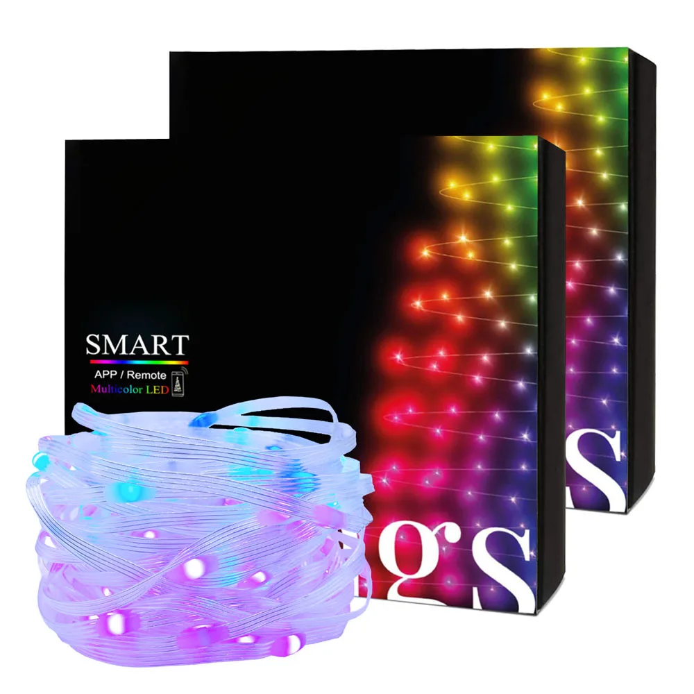 СВЕТОДИОДНАЯ Гирлянда SK6812 WS2812B, индивидуальное управление по желанию, RGB IC, светодиодный модуль, питание от USB, для Рождественского украшения, 5 В СВЕТОДИОДНАЯ Гирлянда SK6812 WS2812B, индивидуальное управление по желанию, RGB IC, светодиодный модуль, питание от USB, для Рождественского украшения, 5 В