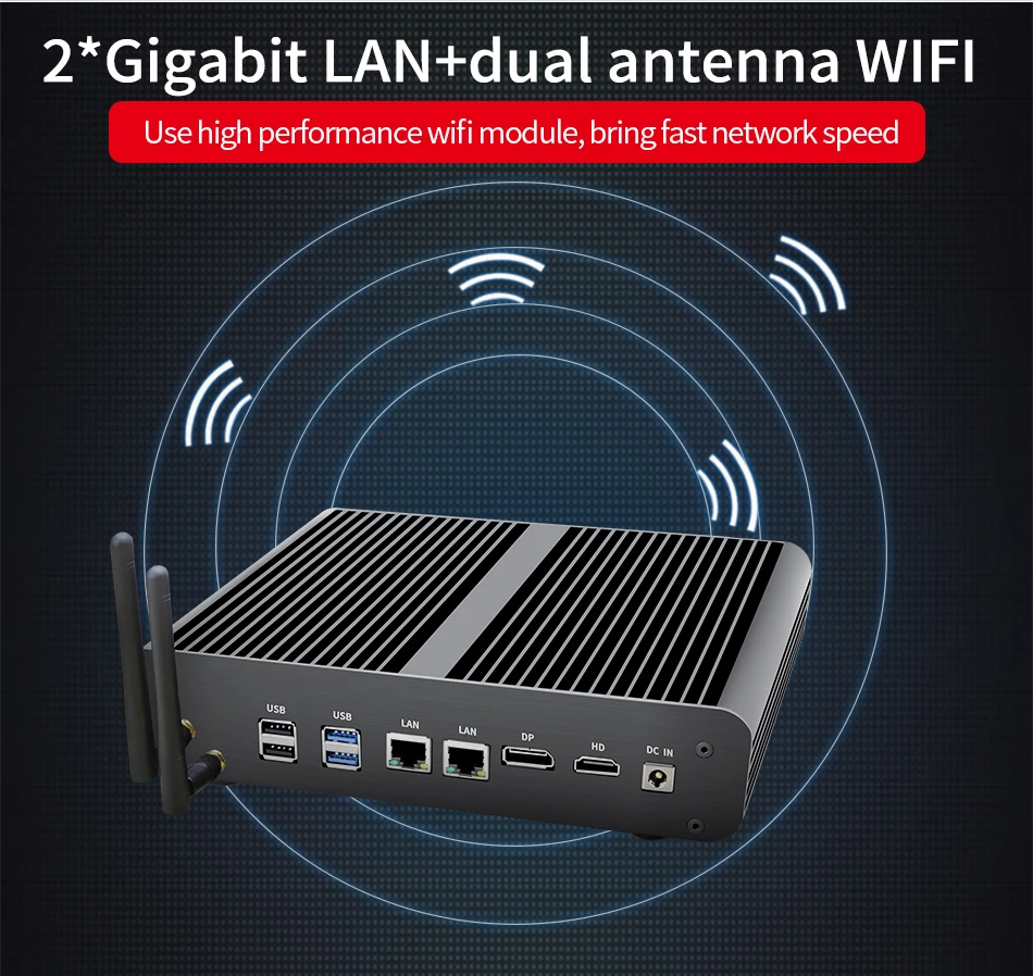 MSECORE Intel I3 7100U I5 7260U I7 7660U Fanless gaming Mini PC Windows 10 HTPC linux game PC Desktop Computer HDMI DP 4K WiFi